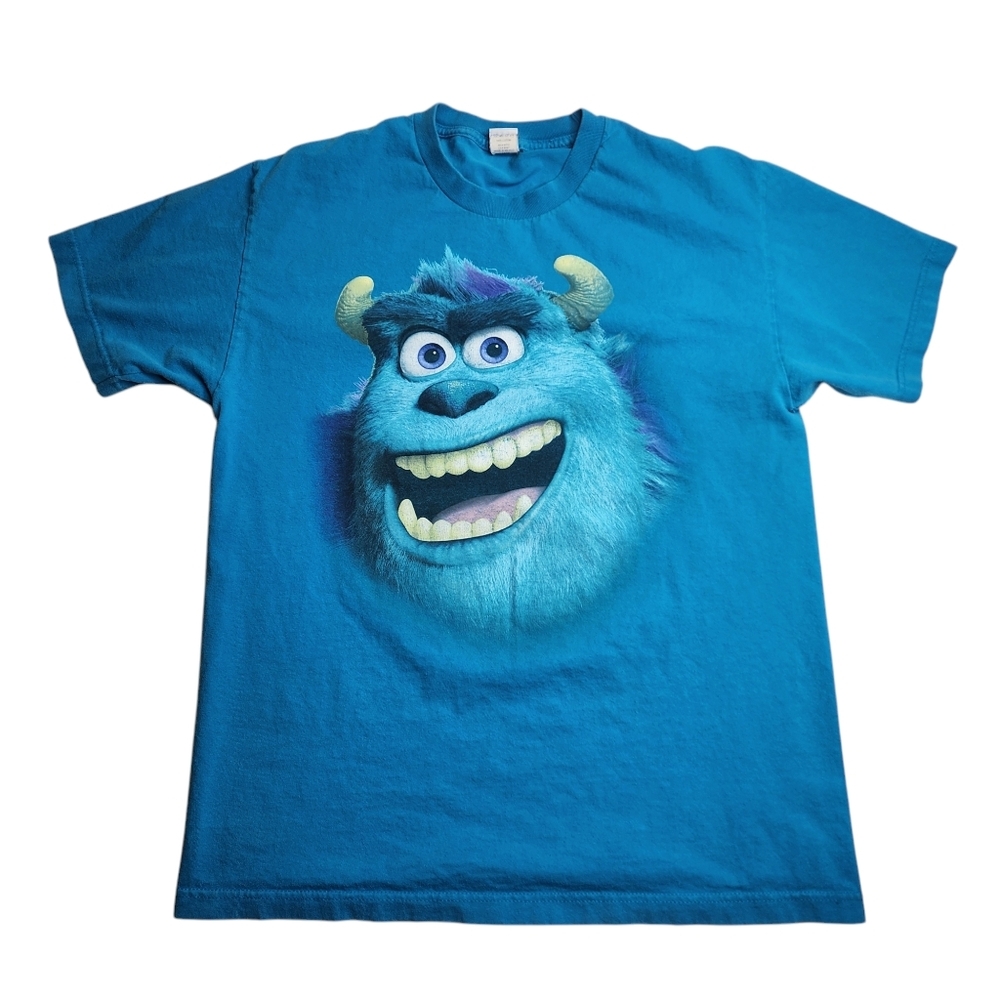 Vintage‎ Y2K Disney Pixar Sully Big Face Monsters Inc T-Shirt Sz Adult Large